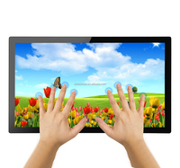 Écran tactile LCD mural en métal de 18,5 21 22 24 pouces, Android Win Linux, moniteur industriel, PC de panneau industriel