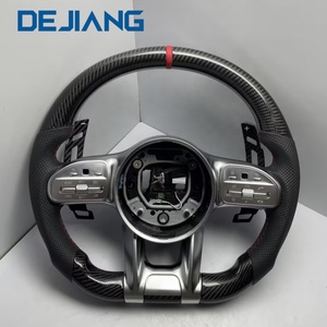 Fabricante Profesional de Cuero Perforado de Fibra de Carbono para Volante de Auto W213 W204 W205 W211 C257 AMG - Product Image 1