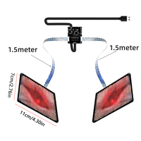 Control de aplicaciones ojos móviles luces de coche pantalla LED programable guiño ojos de diablo luz RGB pantalla Ojo de Ángel faro LED para coche