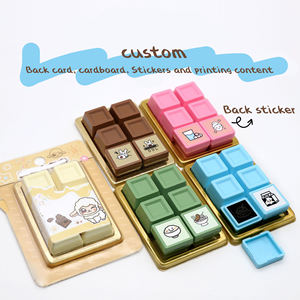 كاواي ثابت ختم الشوكولاته ختم مخصص المزاج طابع مجلة طابع النمط الكوري الياباني لطيف صغير الجمال حساب الإبداعية - Product Image 2