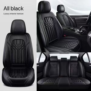 Factory Wholesale Universal Nappa Leather Five Seat Universal Four Seasons Sports Breathable <b>Waterproof</b> Car Seat Covers Full <b>Set</b> - Product Image 2