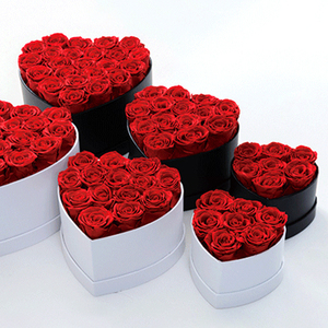 Factory Wholesale Everlasting Rose Forever Gift Box Real Eternal Immortal Decorative Flower Stabilized Preserved Roses in Box