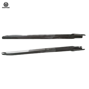 Minigonne laterali in fibra di carbonio 3K Twill Weave nere per BMW G01 X3 G02 <span class=keywords><strong>X4</strong></span>, kit carrozzeria stile Warrior <span class=keywords><strong>2018</strong></span>+ - Product Image 3