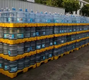 Carico pesante 16 bottiglie pallet 5 galloni supporto Per bottiglie d'acqua pallet Per strato impilamento pallet di acqua in bottiglia