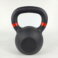 Kettlebell en fonte massif de 6 kg, coloré et revêtu de vinyle, durable, pour la maison, la salle de sport et l'entraînement CrossFit – Vente en gros