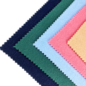 Bán buôn giá rẻ pháp Terry chải spun poly Fleece dệt <span class=keywords><strong>Polyester</strong></span> mà không spandex vải telas cho người đàn ông Hoodies - Product Image 6