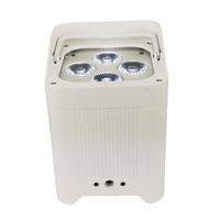 Projecteur PAR LED sans fil professionnel 4x18W 6-en-1 RGBWA+UV avec batterie, Wi-Fi et télécommande