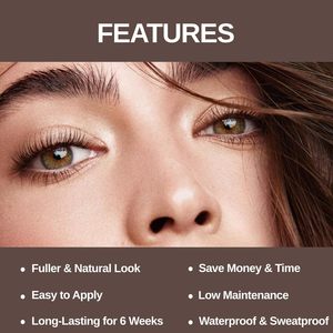 HF 2-en-1 Crème Cils et Sourcils Kit Semi-Permanent DIY <span class=keywords><strong>Coloration</strong></span> des Cheveux Durée 6 Semaines Salon Usage Domestique 7ml Personnalisé Qualité Cosmétique - Product Image 3