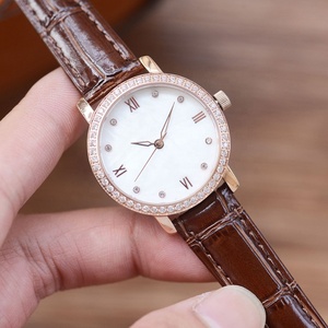 Elegant Rose Gold <strong>Women's</strong> <strong>Watch</strong> Diamond Bezel Stainless Steel Quartz Wristwatch for Gift <strong>Sets</strong> - Product Image 6