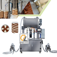 Machine de remplissage automatique de crème au chocolat et au beurre d'arachide pour pâte à sauce piquante MTW