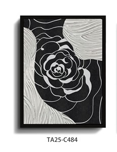 Dipinto a Olio Astratto 3D Fatto a Mano TOPART, Stampa Digitale di Natura Morta, Arte Murale per Interni con Cornice Personalizzata - Product Image 5