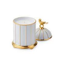Pot de bougie en céramique de Style européen, cage à oiseaux en or blanc, décoration de mariage, pots de bougie uniques de luxe avec couvercle, vente en gros