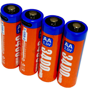 <span class=keywords><strong>USB</strong></span> có thể sạc lại pin lithium di động AA một 1.5V điện áp công suất lớn đồ chơi điều khiển từ xa Chuột Pin - Product Image 1
