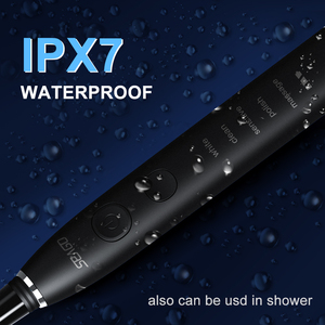 Cepillo de dientes eléctrico sónico recargable, personalizado, con estuche de viaje, 300 días de duración de la batería, IPX7 - Product Image 3