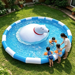 Piscina Inflable Grande y Móvil de Fabricante Directo, Piscina Inflable para Adultos, Ideal para Centros Comerciales y Espacios de Ocio de Verano - Product Image 4