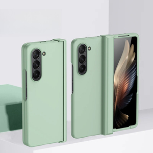 <span class=keywords><strong>Funda</strong></span> 3 en 1 con Conexión de Bisagra para Samsung <span class=keywords><strong>Galaxy</strong></span> <span class=keywords><strong>Z</strong></span> <span class=keywords><strong>Fold</strong></span> 6 5 3 <span class=keywords><strong>4</strong></span>, Carcasa Rígida Color Macaron para Fold5 Fold4 Fold3 - Product Image 6