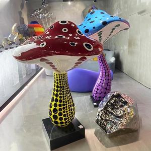 Sculpture géante de citrouille en résine de fibre de verre d'art abstrait moderne <span class=keywords><strong>Yayoi</strong></span> Kusama Grande sculpture de citrouille en fibre de verre - Product Image 6