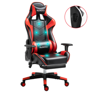Silla Gamer de masaje rosa con reposapiés, silla Gamer China, venta al por mayor, el mejor - Product Image 4
