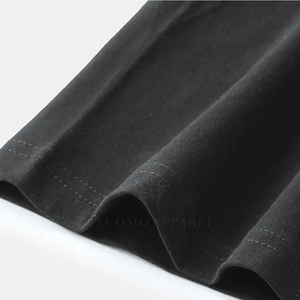 Camiseta de Manga Corta para Hombre, 100% Algodón, Cuello Redondo, Color Sólido, Cómoda, Informal para el Día a Día, Ecológica, Tela de 320g, Secado Rápido, Suave - Product Image 4