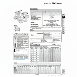 SMC Pneumatics Air Slide Table-Tabla de deslizamiento de aire, 2, 2 - Product Image 1