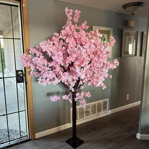 Giao Hàng Nhanh Chóng Trang Trí Nội Thất Nhà Máy Thực Nhà Máy Trang Trí Bán Buôn Lớn Cây Nhân Tạo 2M Nhân Tạo Hoa Anh Đào Cây - Product Image 6