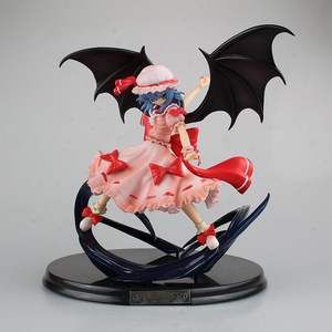 22cm <span class=keywords><strong>Touhou</strong></span> Project 1st Generation PVC figura de juguete estatua GRIFFON Miss Remilia Gun Anime figura de acción nueva condición modelo de juguete - Product Image 2
