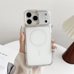 Fundas Para เคส celular สำหรับ Samsung Galaxy <span class=keywords><strong>S26</strong></span>อัลตร้าอะคริลิค + เคสขาตั้งแม่เหล็ก TPU - Product Image 1