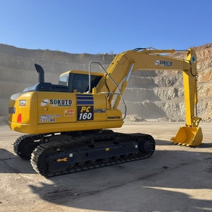 Excavadora Usada Komatsu PC160, 99% Nueva, Excavadora Hidráulica de Cadenas Usada, Komatsu PC160 de Segunda Mano 110 120 130 160 - Product Image 1
