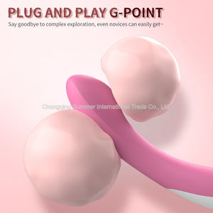 Vibrador de Doble Estimulación para Mujer, Diseño de Doble Cabezal, Doce Modos de Patrones, Recargable a través de Puerto USB, Silicona Segura para el Cuerpo, Ergonómico - Product Image 5
