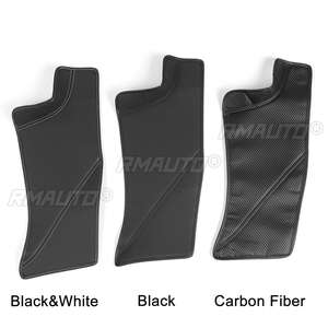 Protector de Umbral de Puerta Trasera de Cuero para Tesla Model Y 2021, Anti-Patadas, Protección Oculta, 2 Piezas/Juego, Fácil de Instalar - Product Image 5