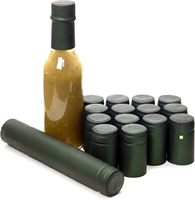 Capsules thermorétractables pour bouteilles de vin personnalisées de 50 mm et 60 mm, faciles à déchirer, en PVC