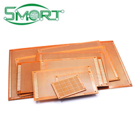 Carte de circuit imprimé électronique intelligente 12x18cm simple face 1.2mm, plaque universelle d'expérimentation en bakélite et cuivre pour breadboard