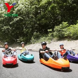 Fourniture directe d'usine aire de jeux extérieure pour enfants produits de divertissement sportif chariot de vol de montagne chariot de <span class=keywords><strong>luge</strong></span> skyline - Product Image 4
