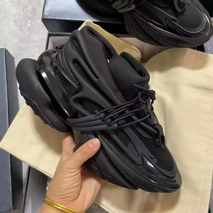 Zapatos Casuales de Moda para Hombre, con Cordones, Transpirables, Antideslizantes, Flexibles, con Parte Superior de PVC y Entresuela de Goma - Product Image 4