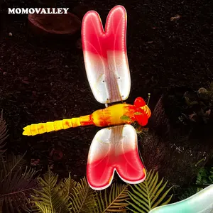 สวน Momovalley พร้อมวันหยุด ไฟ Dragonfly จับคลุมความมหัศจรรย์ของฤดูกาลด้วยการออกแบบแบบไดนามิกสําหรับการใช้งานกลางแจ้งกันน้ํา