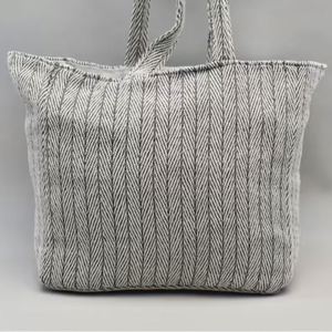 Custom Organic Cotton Women's Summer Open Tote <b>Bag</b> Travel <b>Beach</b> <b>Large</b> Shoulder Shopping Portable Daily Casual Weekender Handbags - Product Image 1