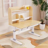 Table d'étude moderne ergonomique en bois à hauteur réglable Étagère pliable pour la maison, le bureau, l'hôtel ou la chambre d'étudiant