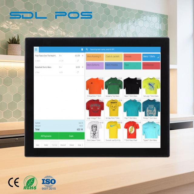 Communication Terminal 17 Inch Lcd Vga Video Output Pos Screen Bar & Grill Kitchen Stable Performance Sdlpos Wall Mounted Kds