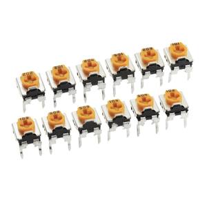 50K <span class=keywords><strong>Ohm</strong></span> Potentiometer <span class=keywords><strong>503</strong></span> WH06-2C Gele Variabele Weerstand Pcb Verstelbare Enkele Draai Horizontale Trimmer 50K <span class=keywords><strong>Ohm</strong></span> Potometer - Product Image 4