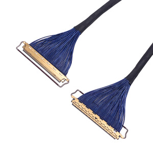 Cable LVDS I-PEX 2766-0601 de 60 pines, plano, con conductor de cobre azul y revestimiento de PUR para pantalla. - Product Image 4
