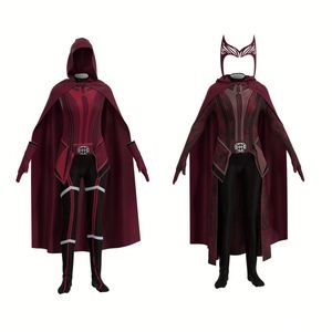 Disfraz de Cosplay de <span class=keywords><strong>Wanda</strong></span> Vision & Scarlet Witch, Serie de TV del mismo estilo, incluye chaleco, pantalones de vestir con personaje Animal - Product Image 1