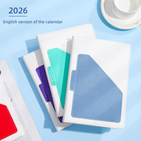 Pour Amazon 2026 tout anglais 365 jours planificateur quotidien multifonctionnel personnalisable A5 cahier à couverture rigide avec reliure à coudre