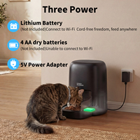 Distributeur intelligent de nourriture pour animaux de compagnie RFID avec trois modes d'alimentation, anti-vol pour maisons multi-animaux, distributeur intelligent de nourriture pour chats