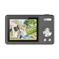 Kamera Digital Mini Q12 dengan Layar IPS 2.4'' Zoom 16X Rekam Video 1080P Anti-Goyang Kamera Kompak Portabel untuk Anak-Anak
