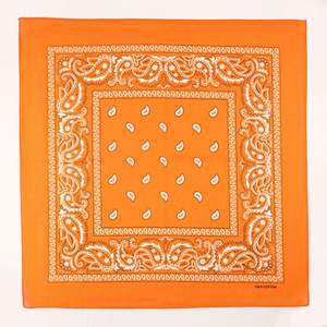 Bandana personnalisée avec logo, impression de bandana sur mesure, grand foulard carré Paisley, style hip-hop, bandeau pour cheveux, bracelet, vente en gros - Product Image 3