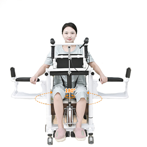 Nouvel Arrivage <span class=keywords><strong>Fauteuil</strong></span> de transfert de patient hydraulique, <span class=keywords><strong>fauteuil</strong></span> roulant médical d'aide au déplacement, bleu CZX-Y06, équipement de réadaptation - Product Image 1