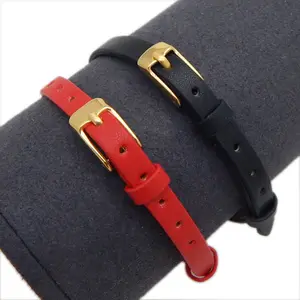 Punk Style Réglable Large PU Cuir Bracelets Gothique Femmes Hommes En Métal Ceinture Boucle Wrap Bracelet Bracelet Femme Bijoux