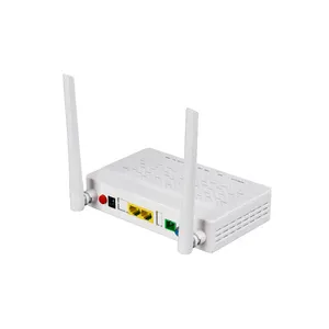 Marca catv gpon epon onu ont roteador 1ge + 1fe + wifi + catv xpon onu modem, firmware para zte olt, equipamentos de fibra ótica