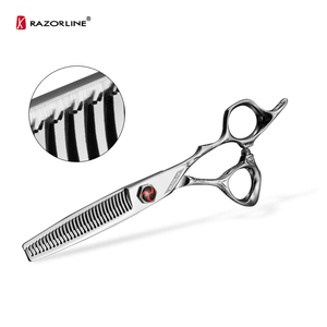 <span class=keywords><strong>AK19</strong></span> Japan Steel 440c Ciseaux de coiffure professionnels pour salon de coiffure professionnel - Product Image 5