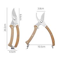 Outils de jardinage Lot de 2 sécateurs de jardin à lames en acier inoxydable